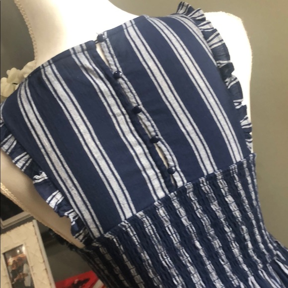 (Sold) BB Dakota You Can Jive Striped Smocked Dres - Picture 8 of 8